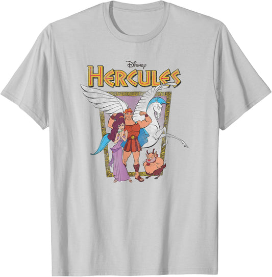 Disney Hercules Classic Movie Poster T-Shirt - T-Shirt | Ash