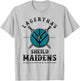 Lagertha's Shield Maidens - Viking Warrior Shieldmaiden T-Shirt - T-Shirt | Ash