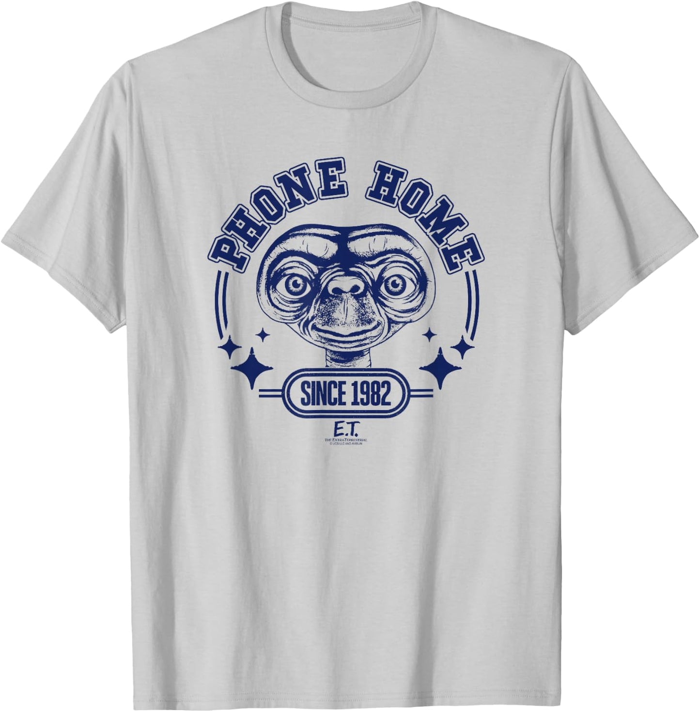 E.T. Phone Home Since 1982 Big Face T-Shirt - T-Shirt | Ash