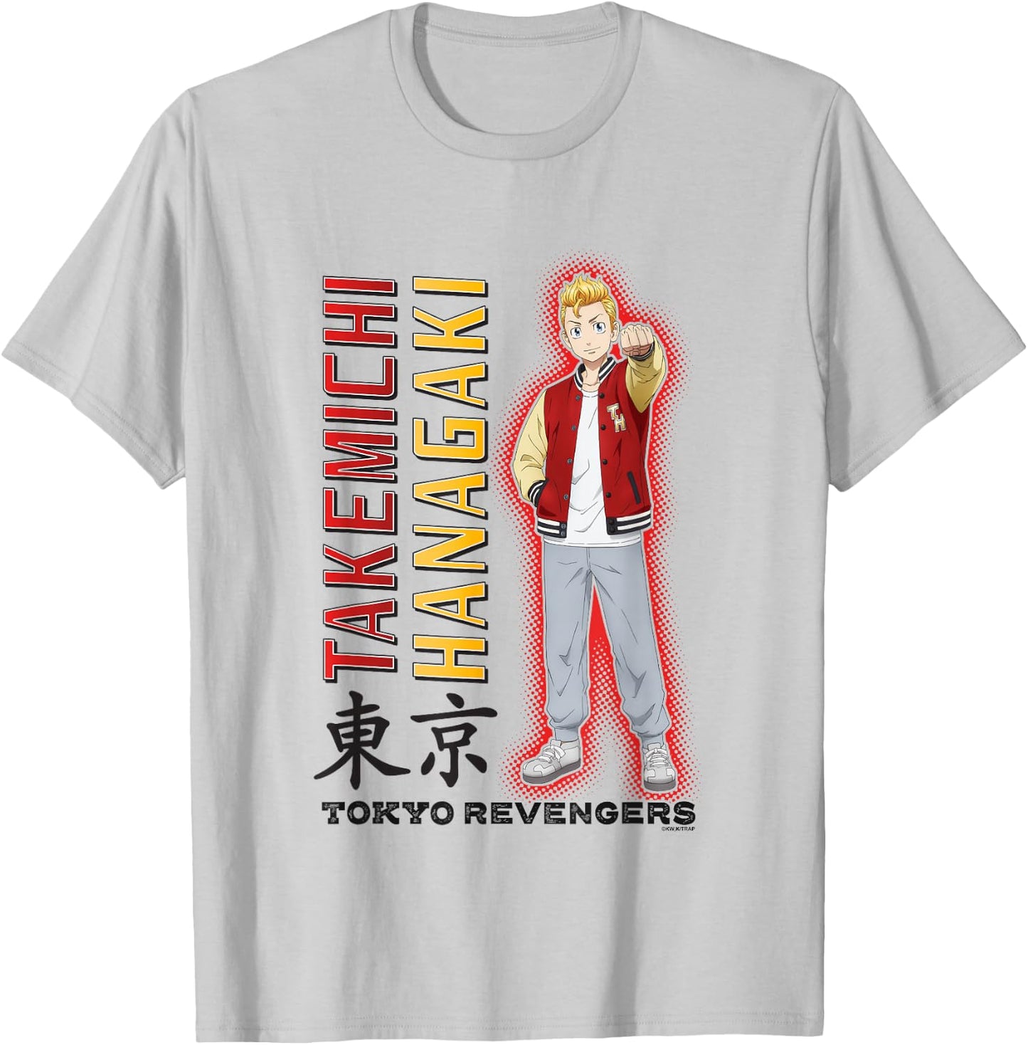 Tokyo Revengers Takemichi Hanagaki Mic Drop T-Shirt - T-Shirt | Ash
