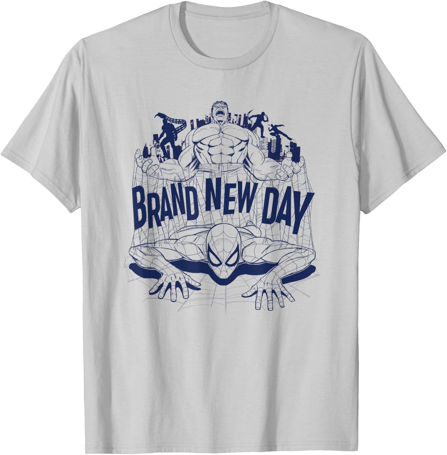 Marvel Studios Spider-Man: BND Movie 2026 Hulk & Villains T-Shirt - T-Shirt | Ash