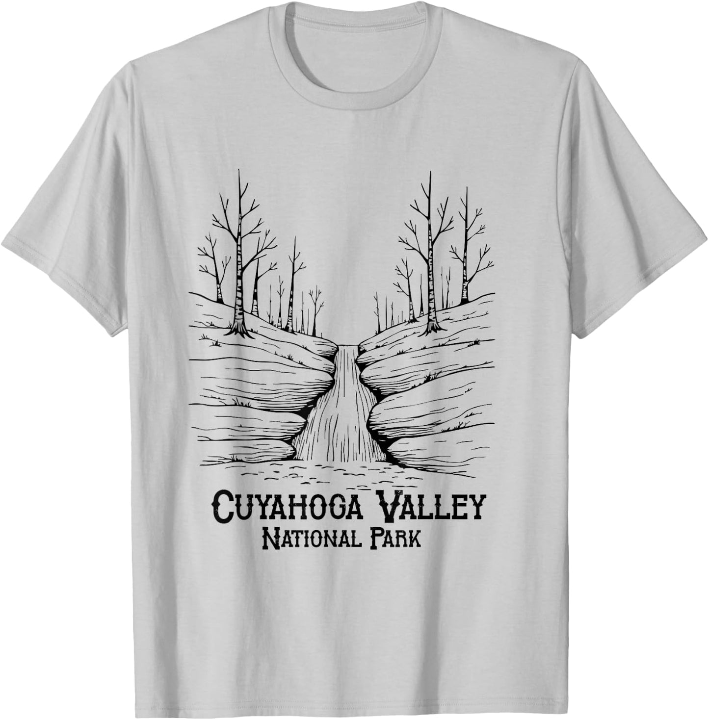 Cuyahoga Valley National Park Souvenir Ohio Cleveland Akron T-Shirt - T-Shirt | Ash