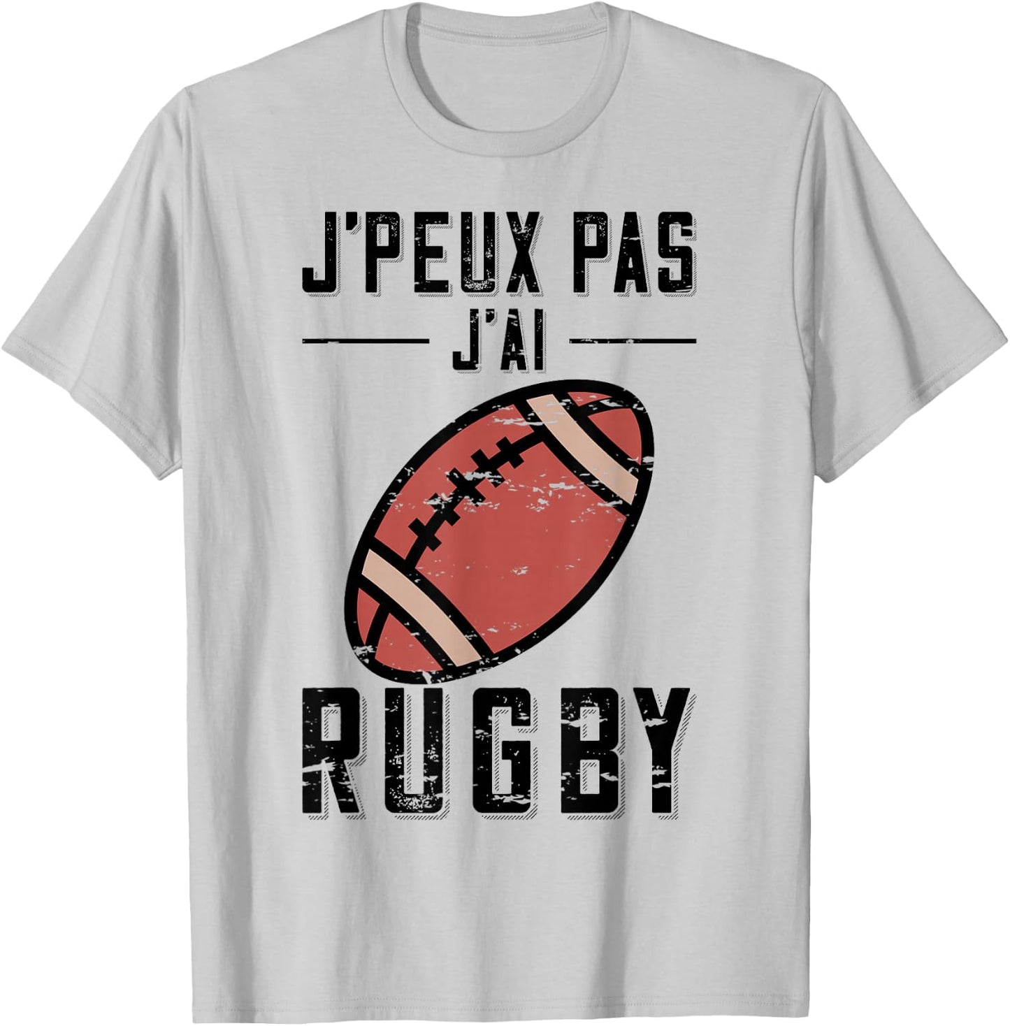 Gift Rugby Player "J'Peux pas j'ai Rugby , grey, S T-Shirt - T-Shirt | Ash