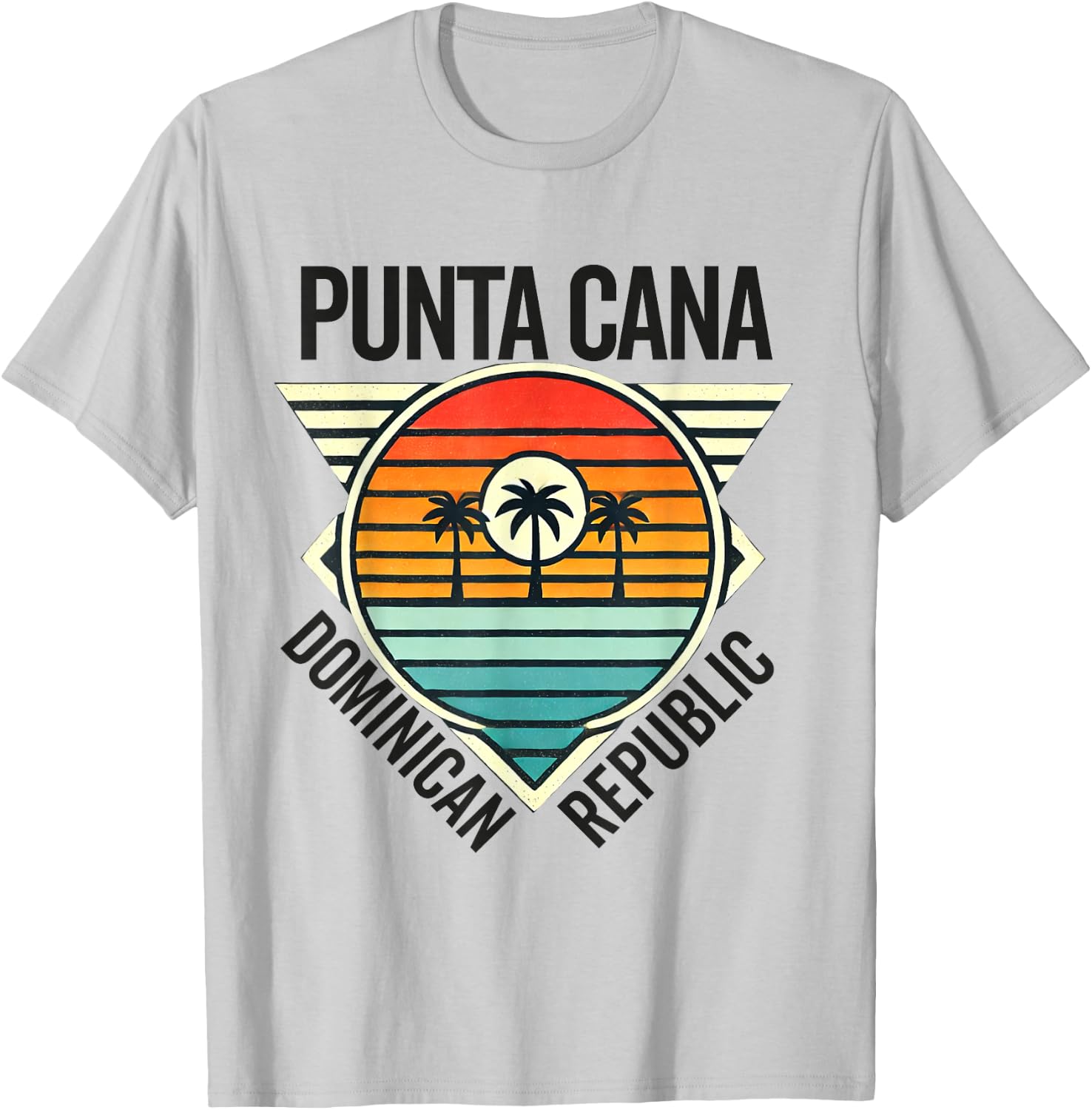 Punta Cana Dominican Republic RD Souvenir Vacation Travel T-Shirt - T-Shirt | Ash