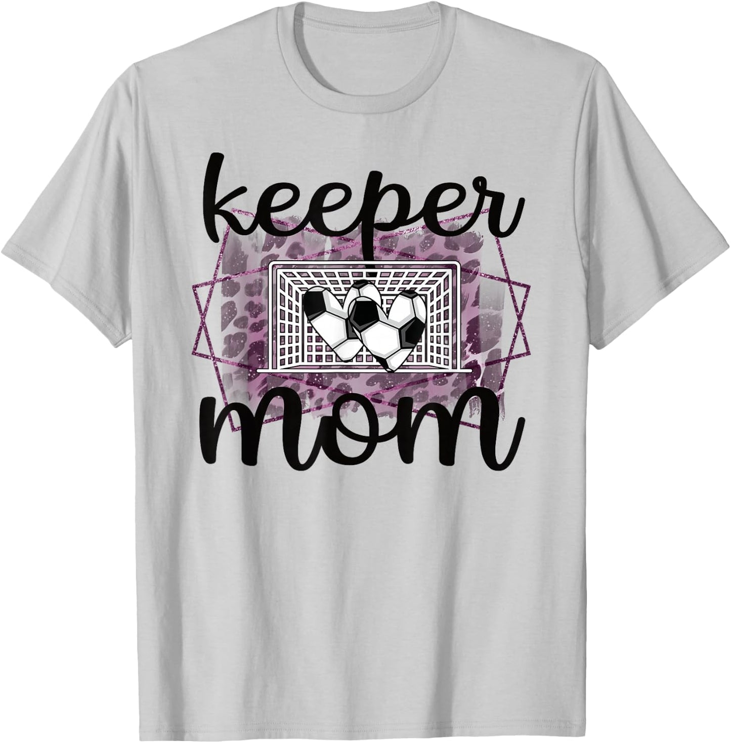 Proud Soccer Goalkeeper Mom Of A Soccer Goalie Mother T-Shirt - T-Shirt | Ash