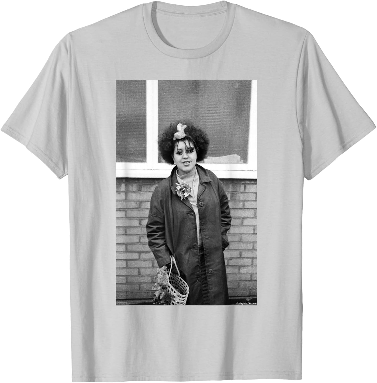 Poly Styrene Of Punk Band X-Ray Specs By Virginia Turbett T-Shirt - T-Shirt | Ash