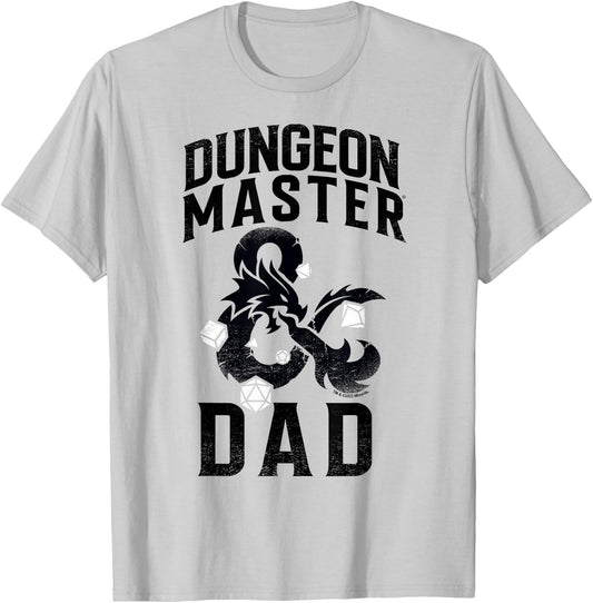 Dungeons & Dragons Father's Day Daddy Dungeon Master T-Shirt - T-Shirt | Ash