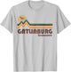 Gatlinburg Tennessee TN 70s 80s Retro Style Vintage Souvenir T-Shirt - T-Shirt | Ash