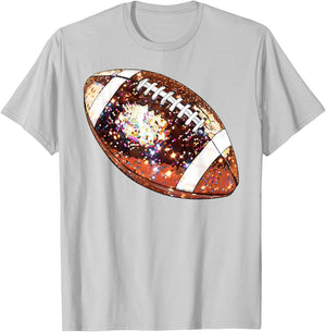 Football Disco Football Season Game Day Football Mom Sister T-Shirt - T-Shirt | Ash