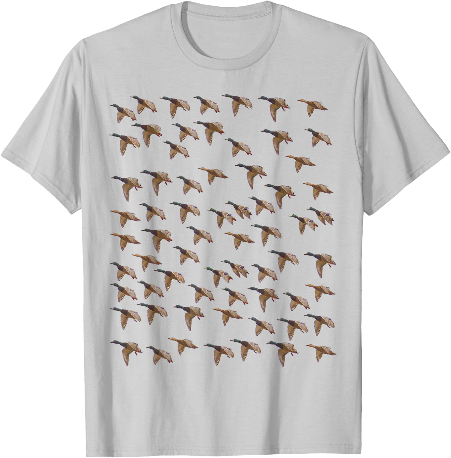 Big Group - Duck Hunting Shirt by Committed Waterfowl T-Shirt - T-Shirt | Ash