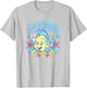 Disney The Little Mermaid Cute Flounder Floral Chest Poster T-Shirt - T-Shirt | Ash
