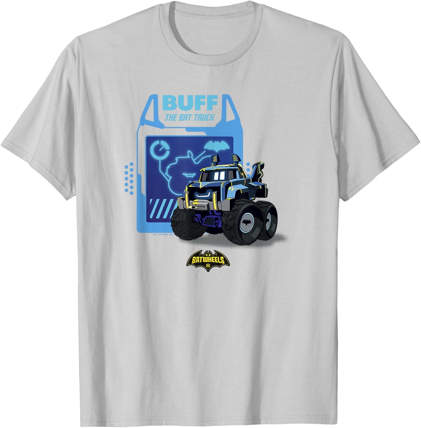 Batwheels Buff The Bat Truck T-Shirt - T-Shirt | Ash