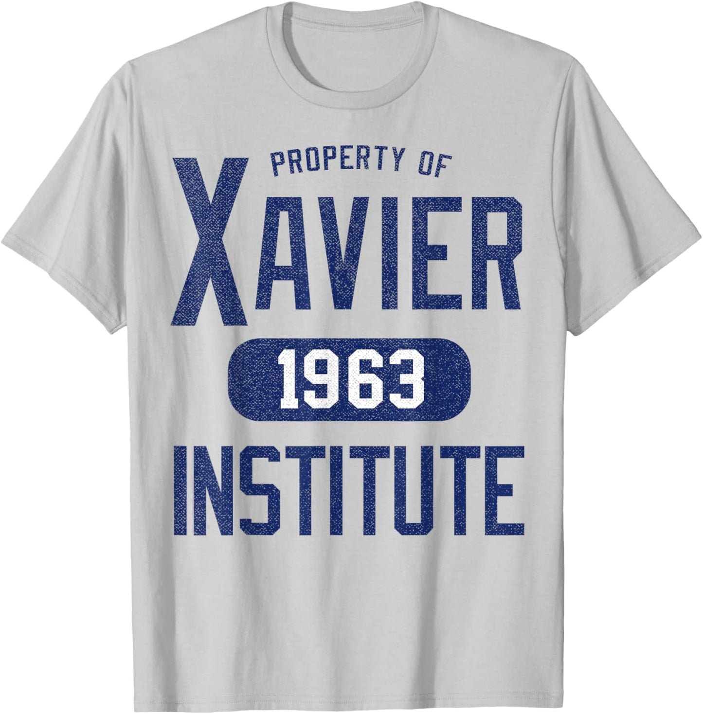 Marvel X-Men Xavier Institute 1963 Campus Property T-Shirt - T-Shirt | Ash