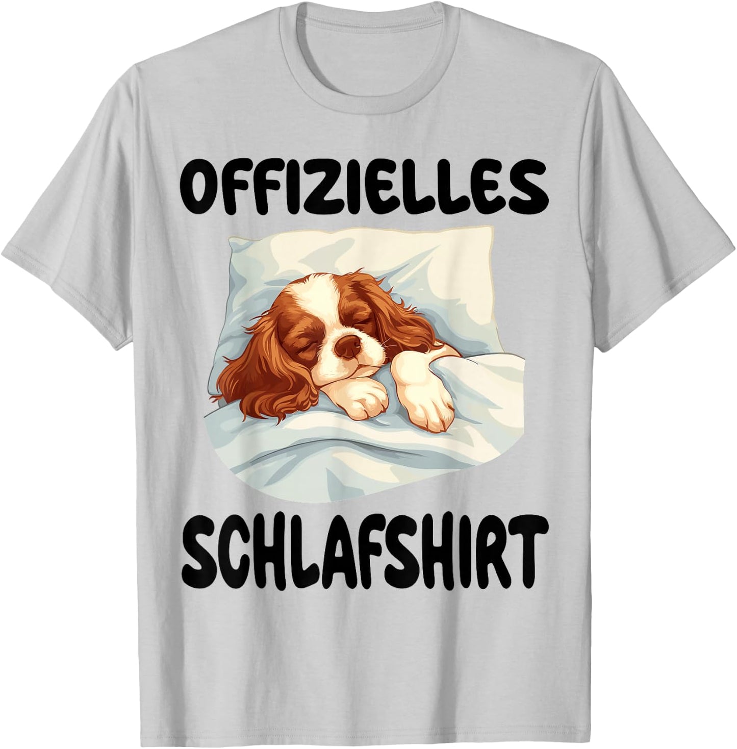 Lustiges Cavalier King Charles Spaniel Hund Offizielles T-Shirt - T-Shirt | Ash