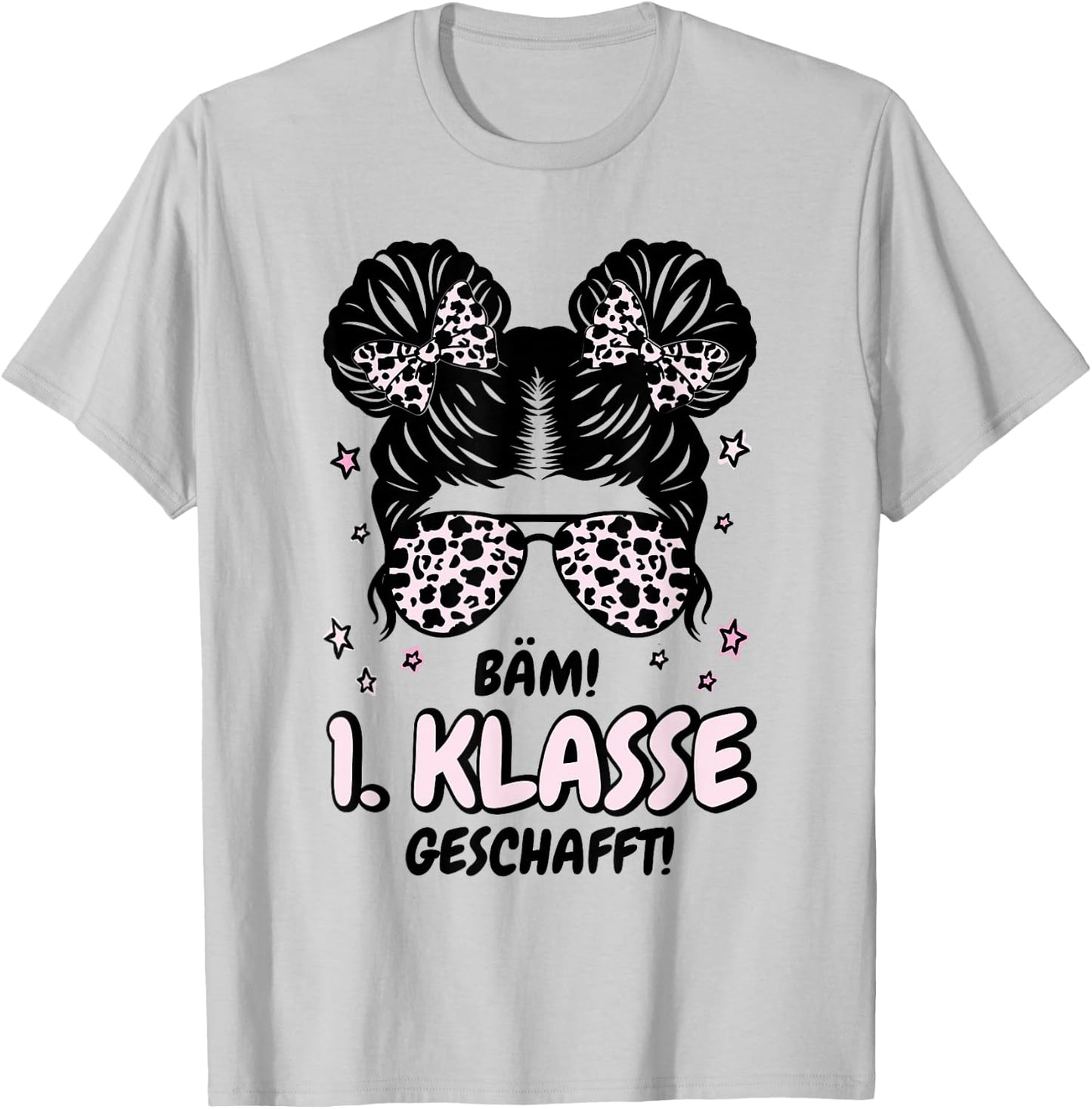 Bäm 1. Klasse Geschafft 2026 Abschluss 1. Klasse T-Shirt - T-Shirt | Ash