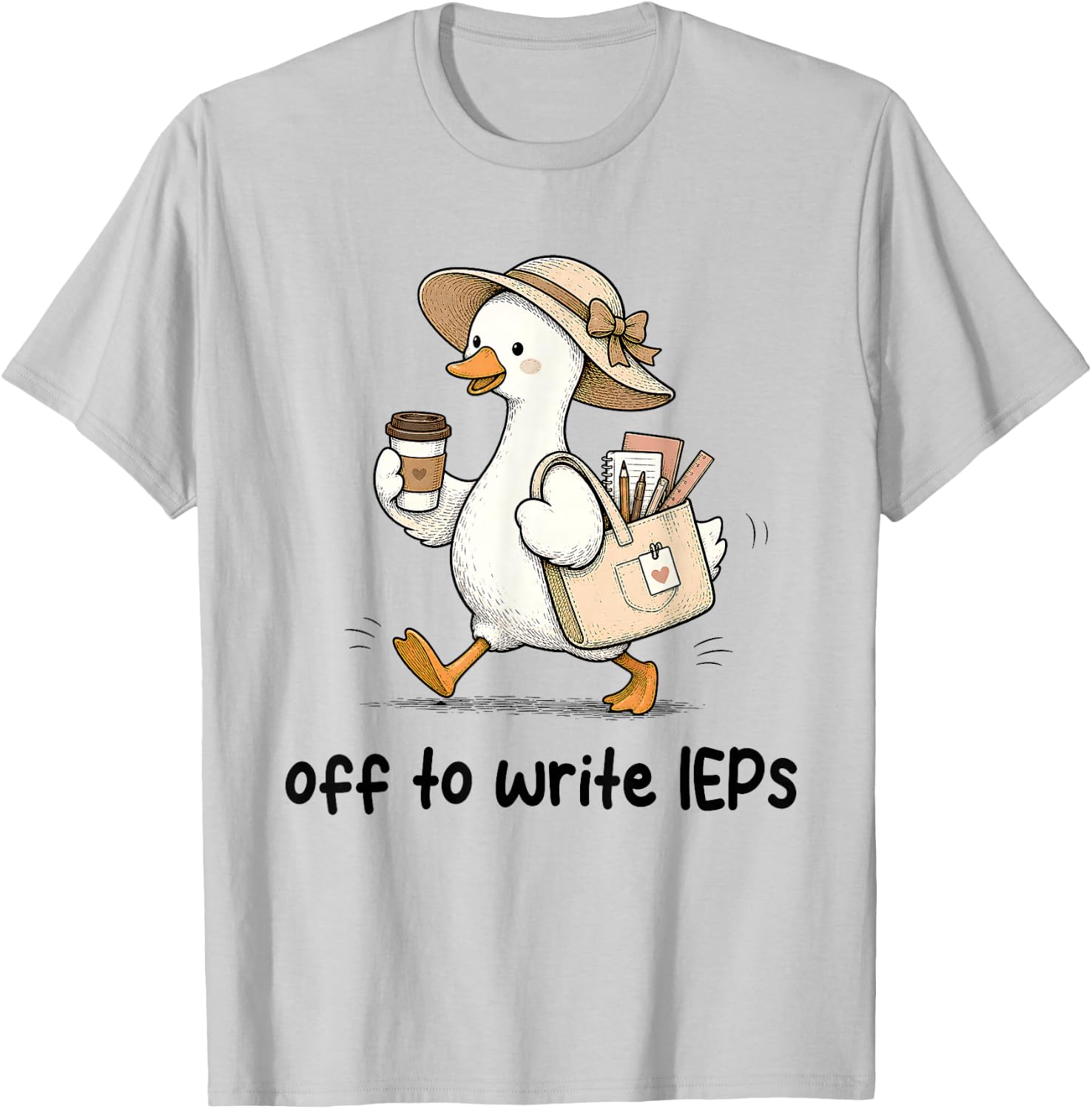 Funny Goose Special Education SPED Teacher Back to School T-Shirt - T-Shirt | Ash