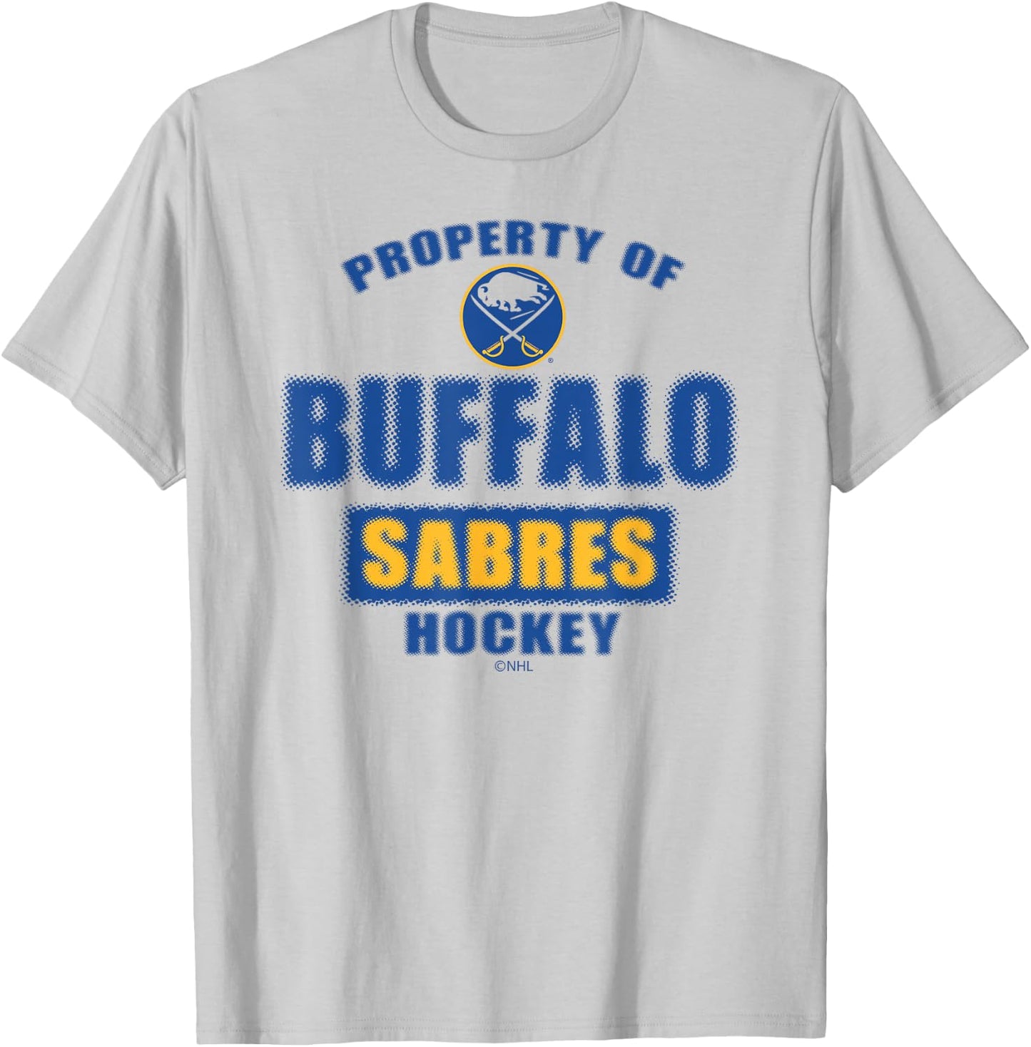 Buffalo Sabres Property White Officially Licensed T-Shirt - T-Shirt | Ash