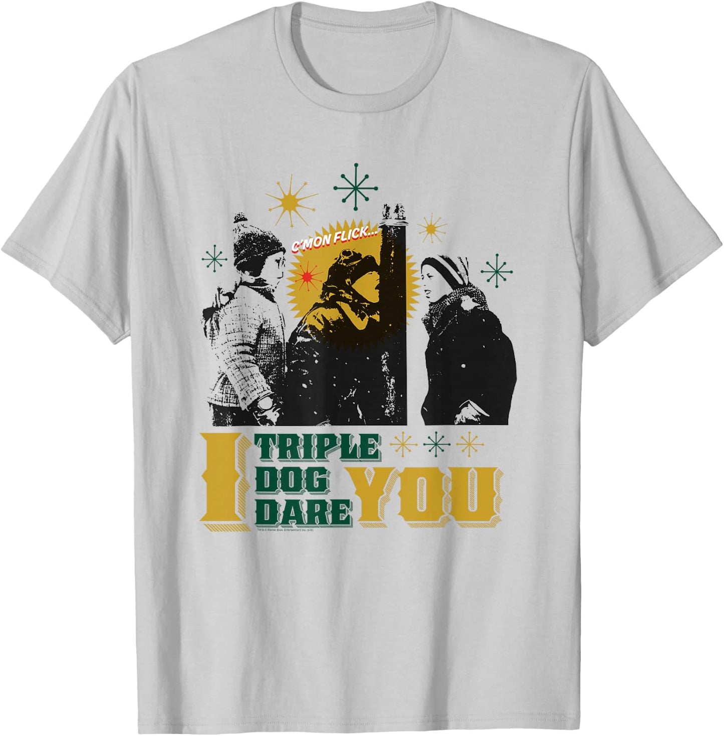 A Christmas Story I Triple Dog Dare You T-Shirt - T-Shirt | Ash
