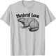 Muskrat Love Cute and Funny Unusual Family Pet T-Shirt - T-Shirt | Ash
