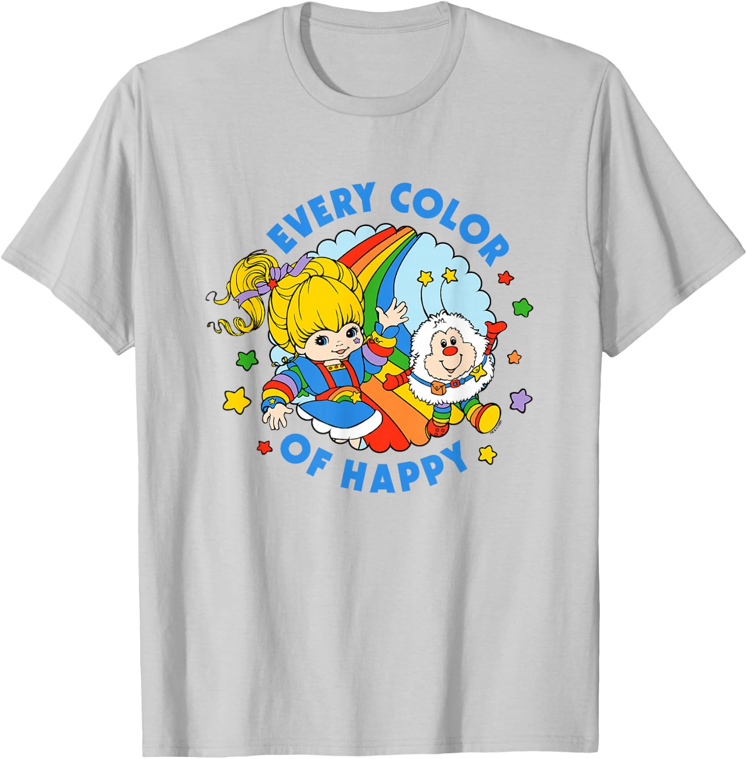Rainbow Brite Pride Every Color of Happy T-Shirt - T-Shirt | Ash