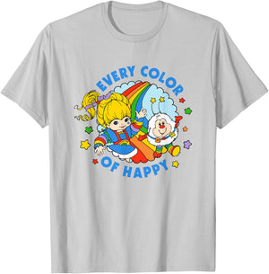Rainbow Brite Pride Every Color of Happy T-Shirt - T-Shirt | Ash