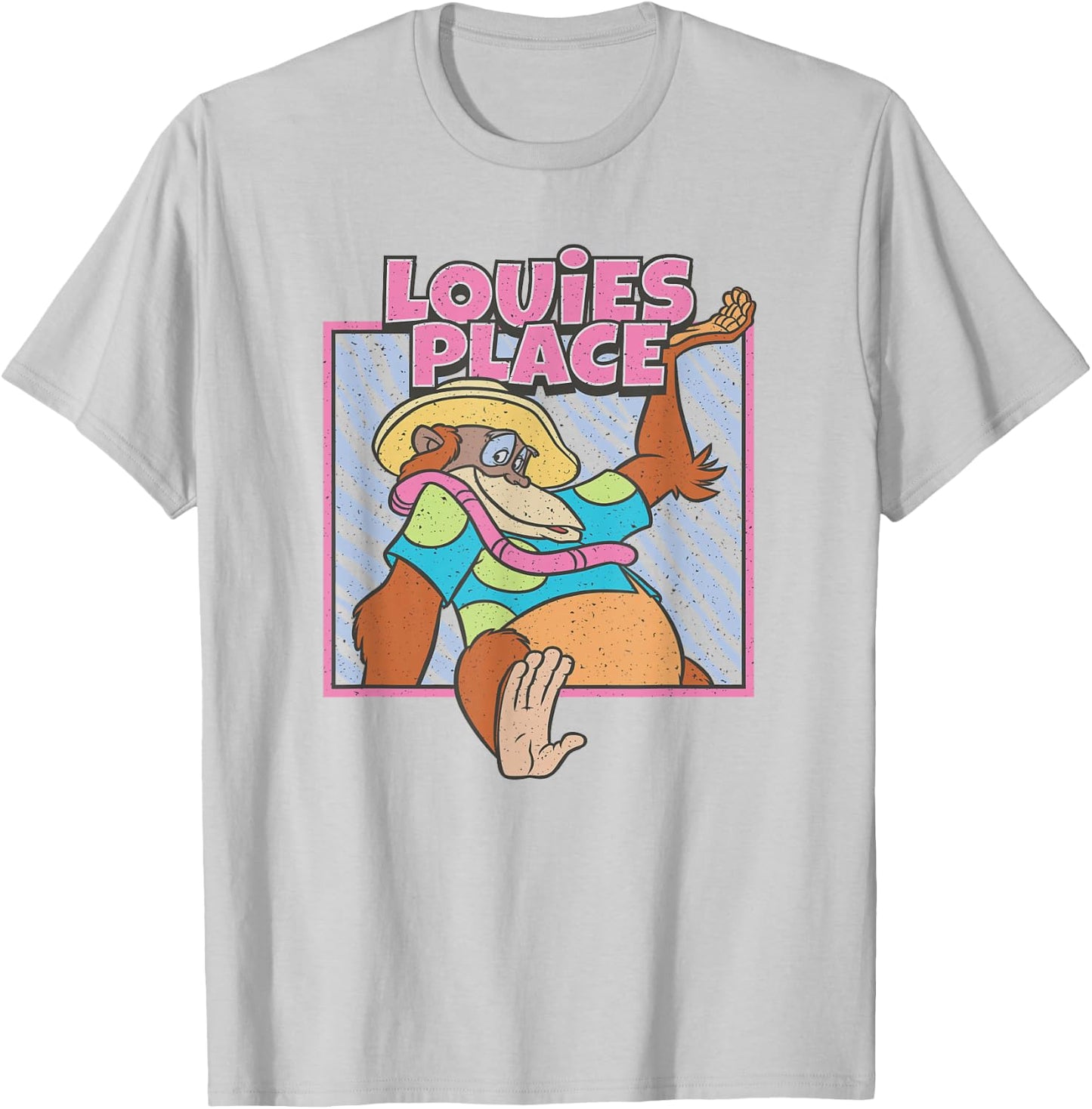 Disney The Jungle Book King Louie's Place Poster T-Shirt - T-Shirt | Ash