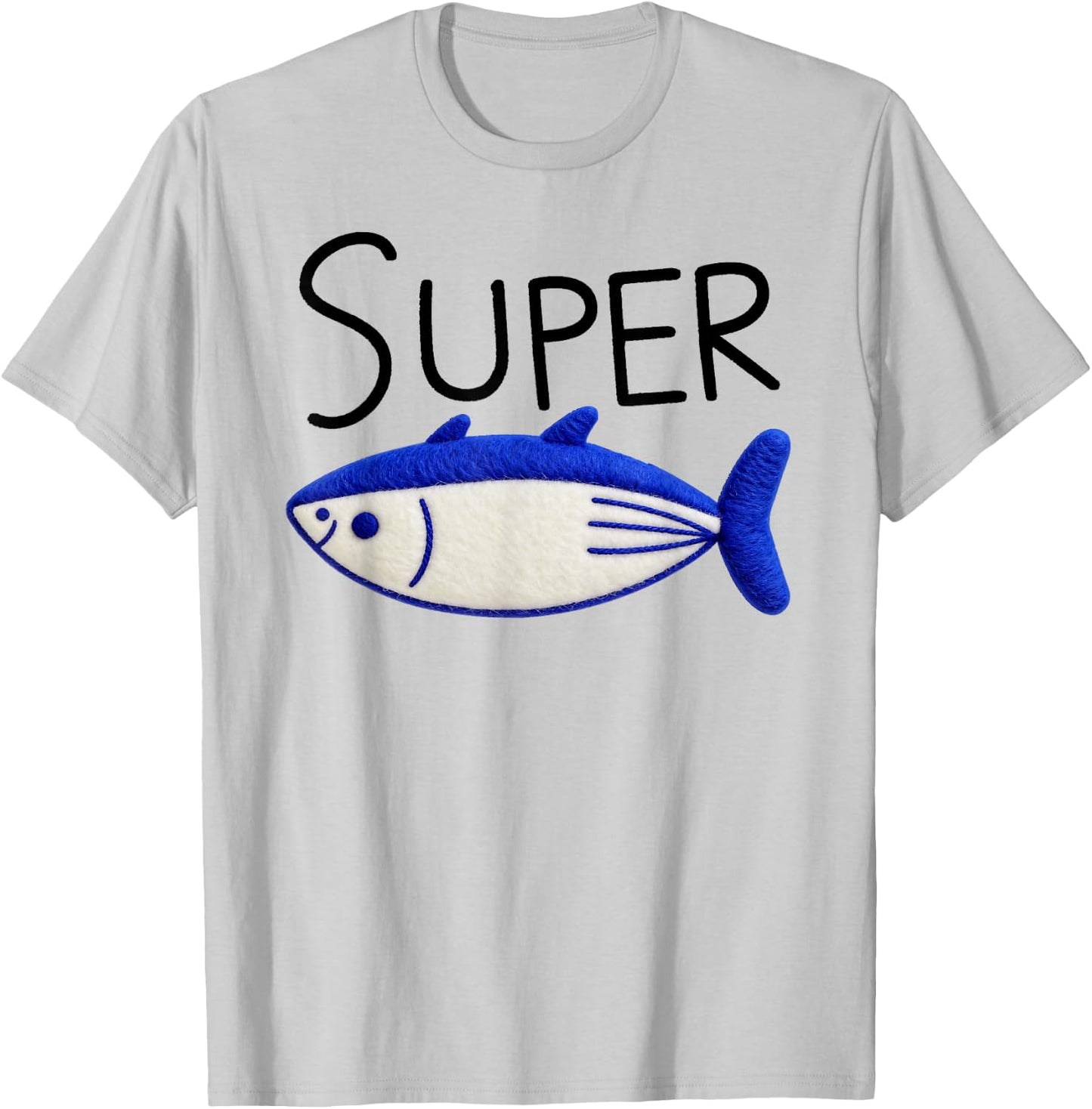 Super Tuna Funny T-Shirt - T-Shirt | Ash