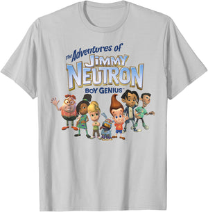 Nickelodeon Jimmy Neutron The Adventures of Boy Genius T-Shirt - T-Shirt | Ash