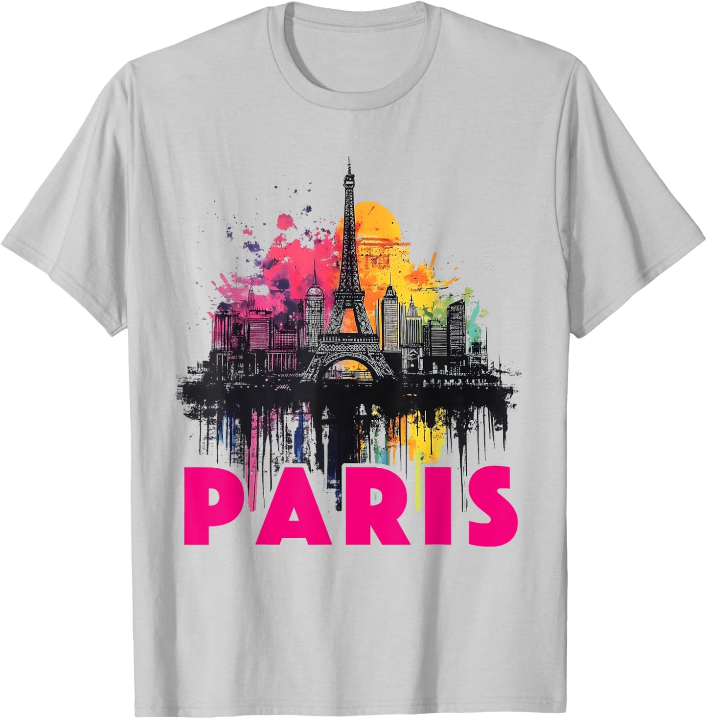 Paris Outfit for French Men and Women France , White T-Shirt - T-Shirt | Ash