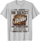 25 Jähriges Dienstjubiläum - Echte Legende 25 Jahre Jubiläum T-Shirt - T-Shirt | Ash