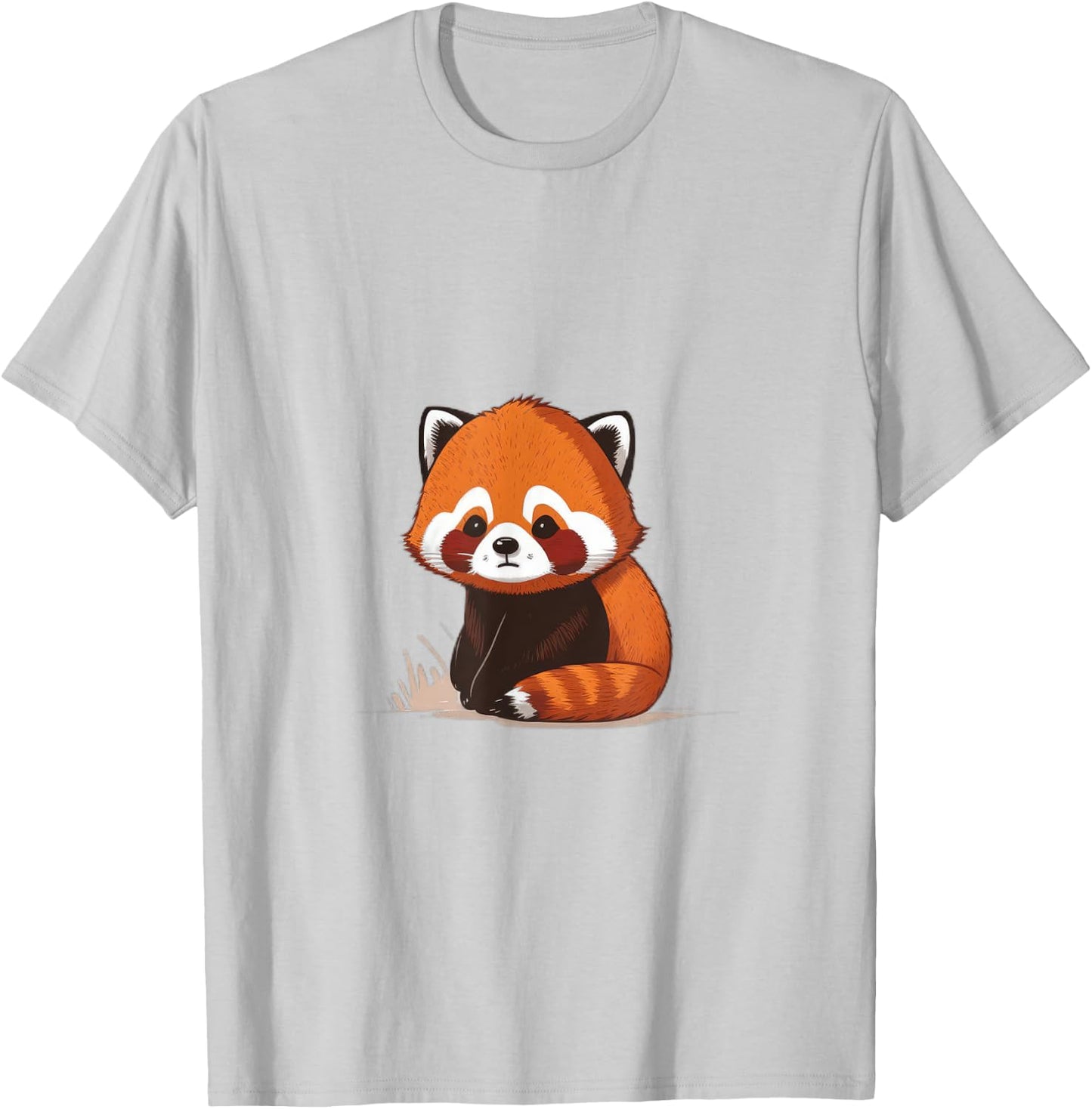 Cool Cute Funny Red Panda T-Shirt - T-Shirt | Ash