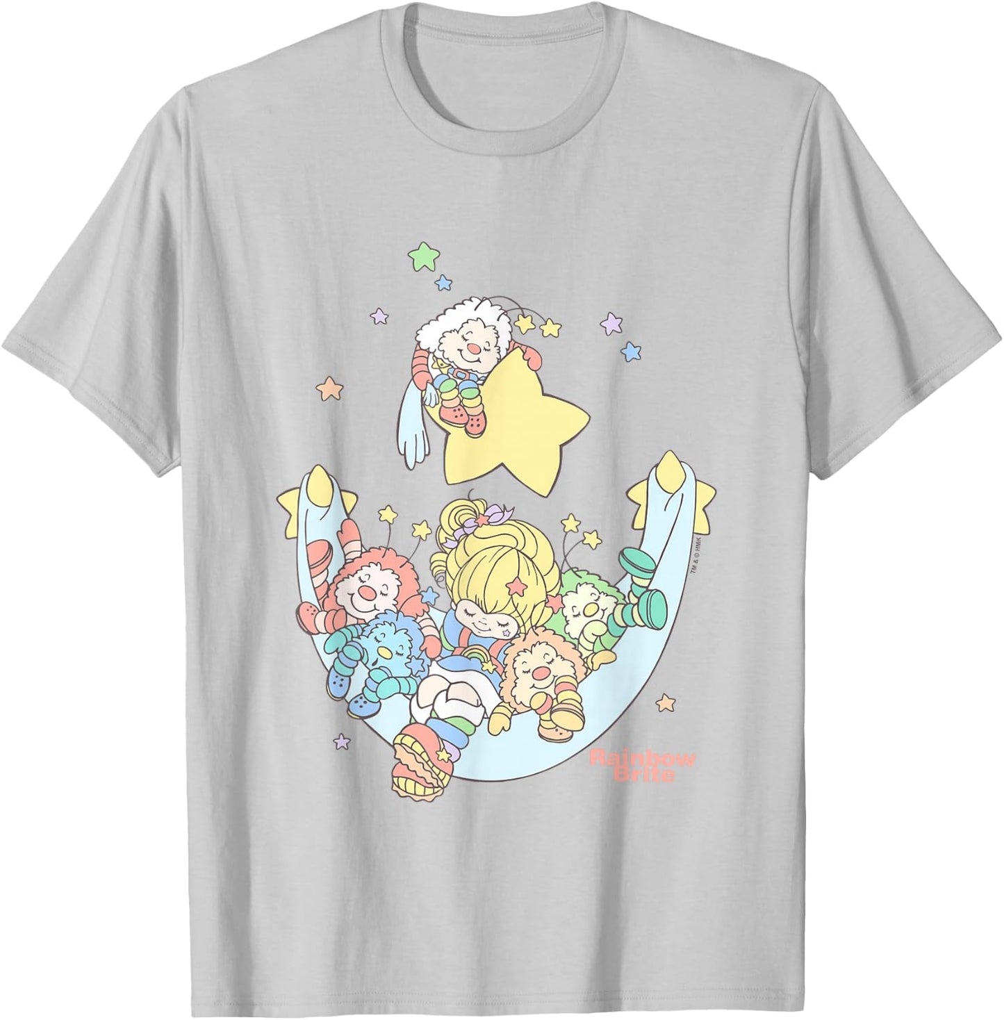 Rainbow Brite Sleeping Sprites Vintage T-Shirt - T-Shirt | Ash