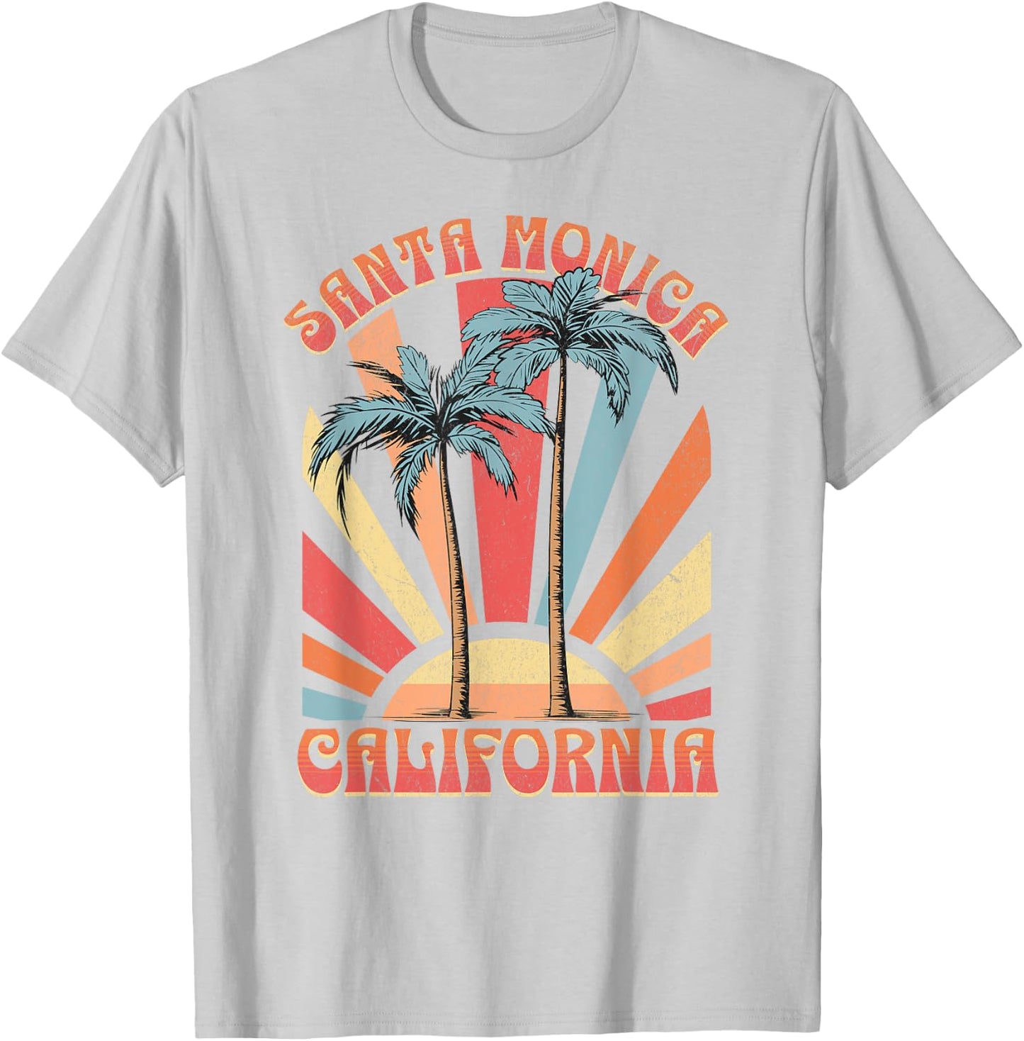 Santa Monica , white, S T-Shirt - T-Shirt | Ash