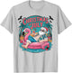 Funny Santa Flamingo Christmas In July Summer Xmas Women Kid T-Shirt - T-Shirt | Ash