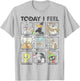 Looney Tunes Today I Feel Distressed Character Box Ups T-Shirt - T-Shirt | Ash
