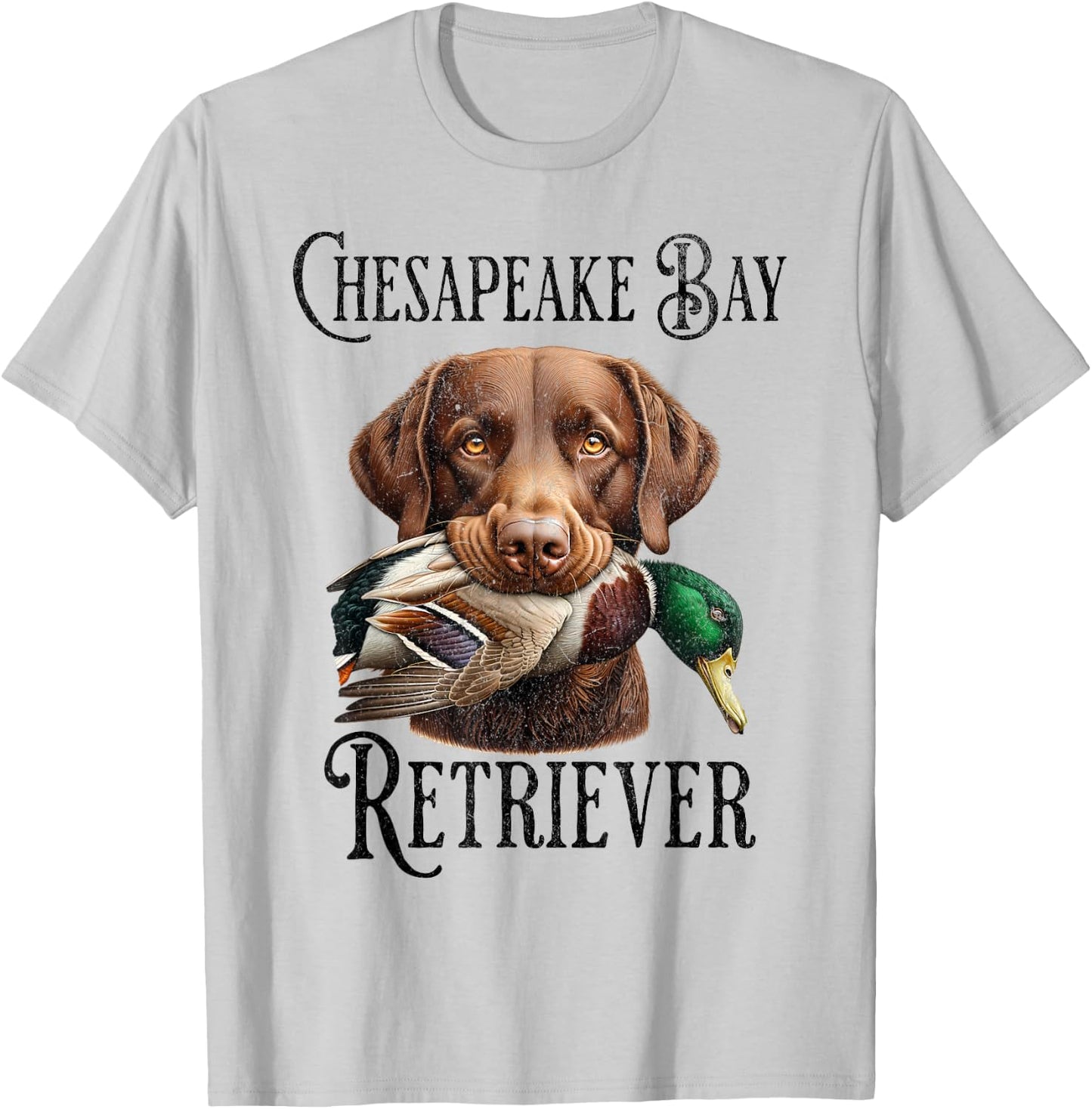 Chesapeake Bay Retriever Duck Hunter's Pride T-Shirt - T-Shirt | Ash