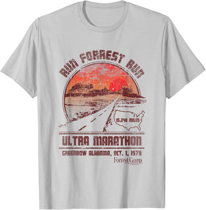Forrest Gump Ultra Marathon , gray T-Shirt - T-Shirt | Ash