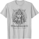Vikinger - The Nordic Goddess of Impatience Hammersbald , gray T-Shirt - T-Shirt | Ash