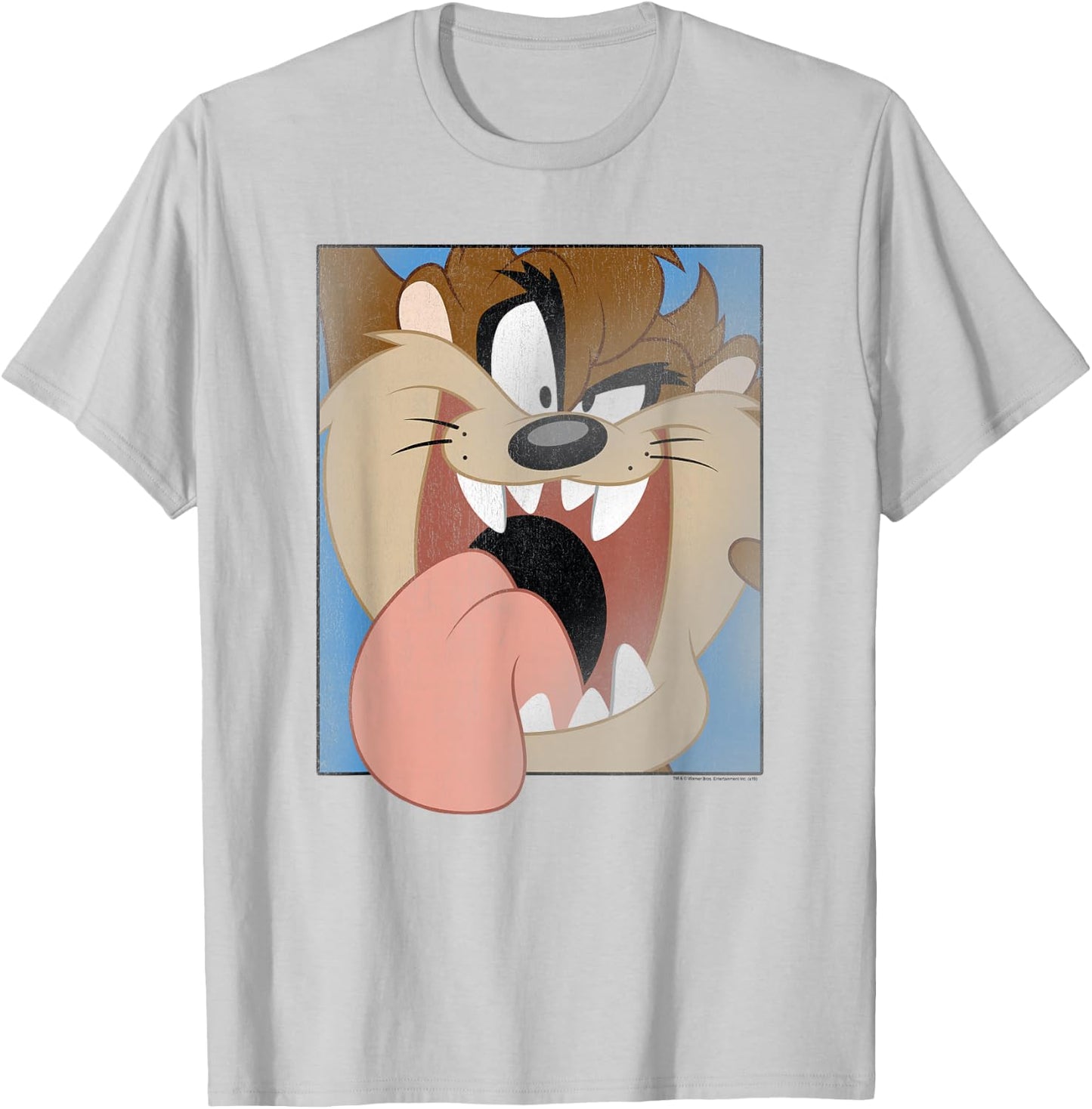 Looney Tunes Taz Closeup T-Shirt - T-Shirt | Ash