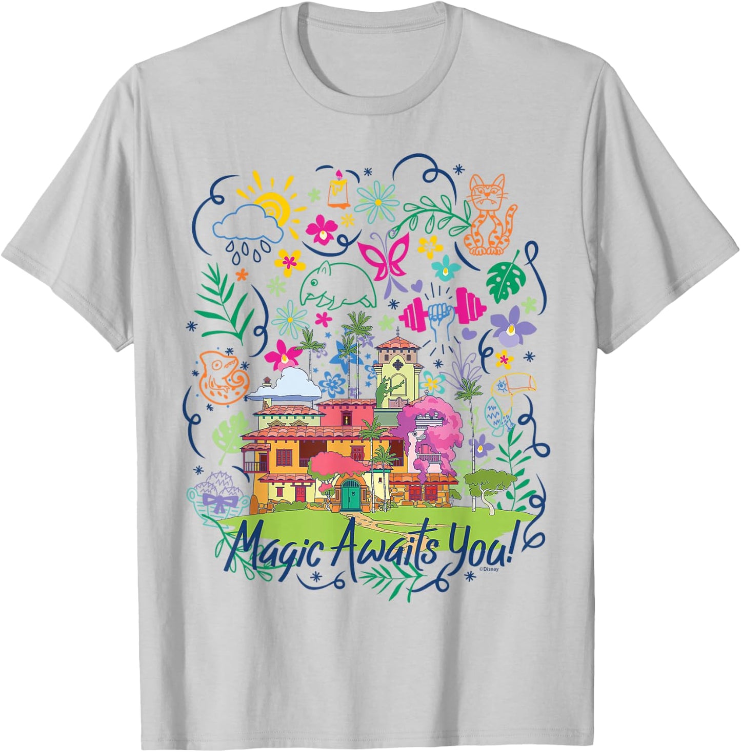 Encanto - Magic Awaits You Casa Madrigal T-Shirt - T-Shirt | Ash