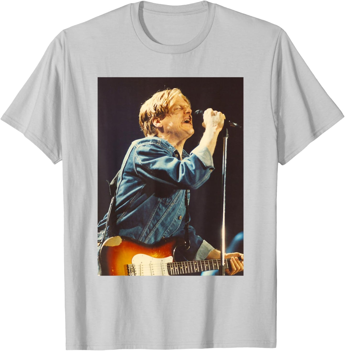 Bryan Adams Performing Waking Up The World Tour Live 1992 T-Shirt - T-Shirt | Ash