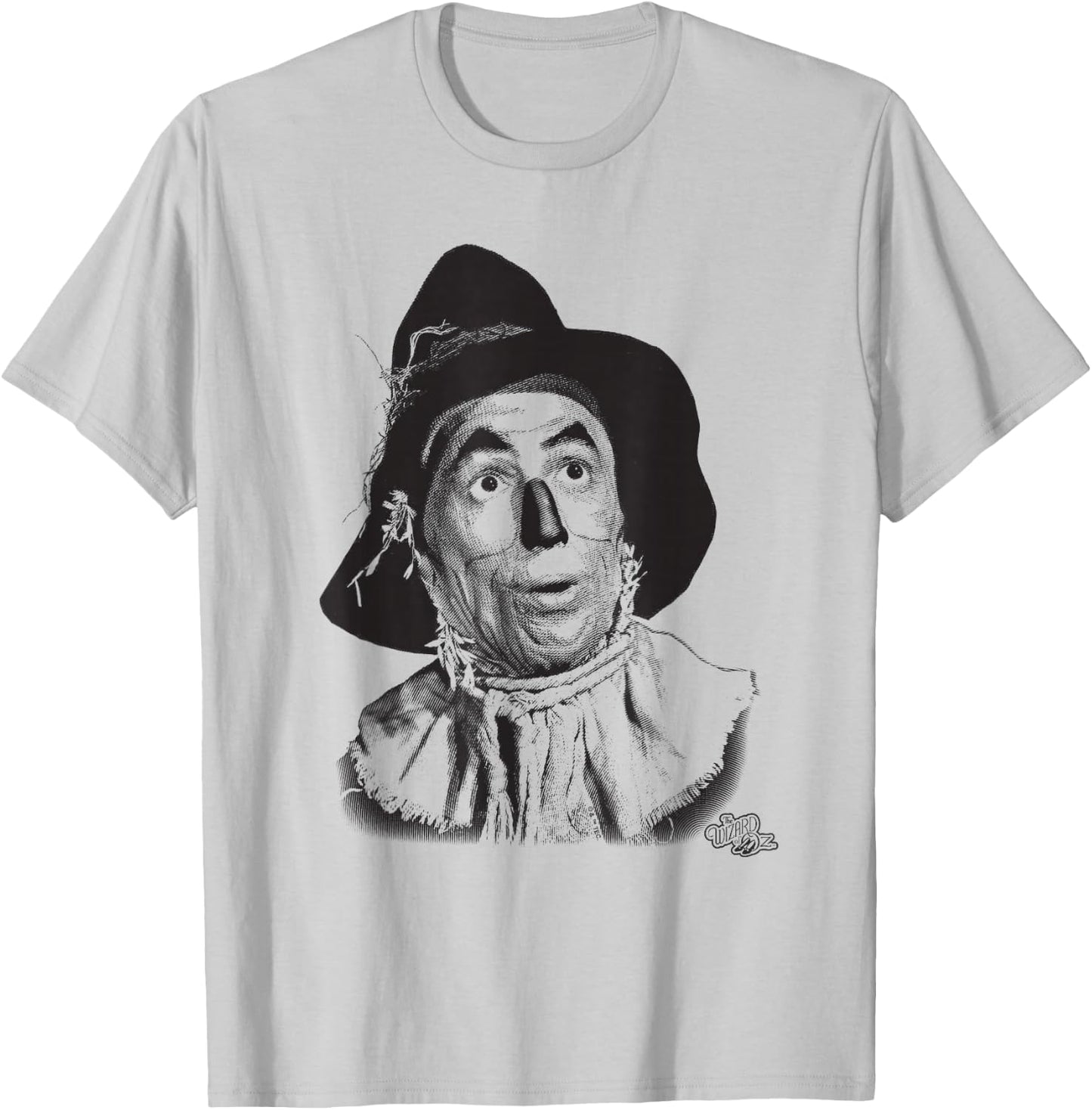 The Wizard of Oz Scarecrow Headshot T-Shirt - T-Shirt | Ash