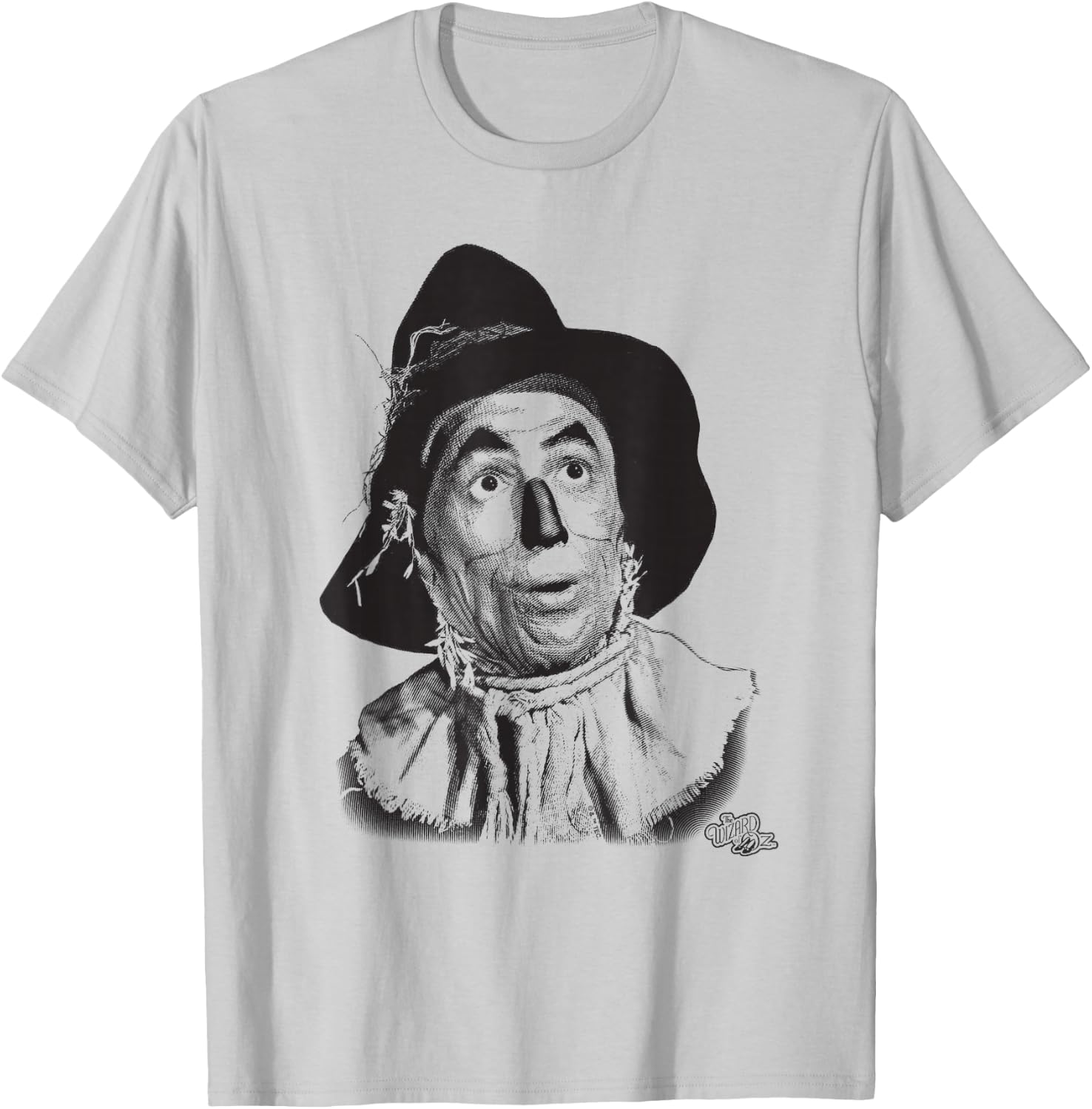 The Wizard of Oz Scarecrow Headshot T-Shirt - T-Shirt | Ash