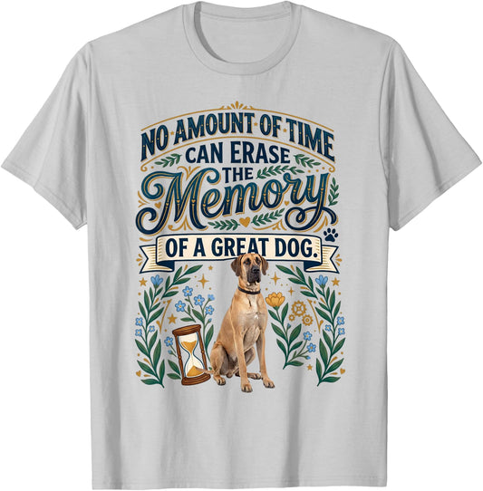 in Memory of a Great Dog, Great Dane Pet Loss T-Shirt - T-Shirt | Ash