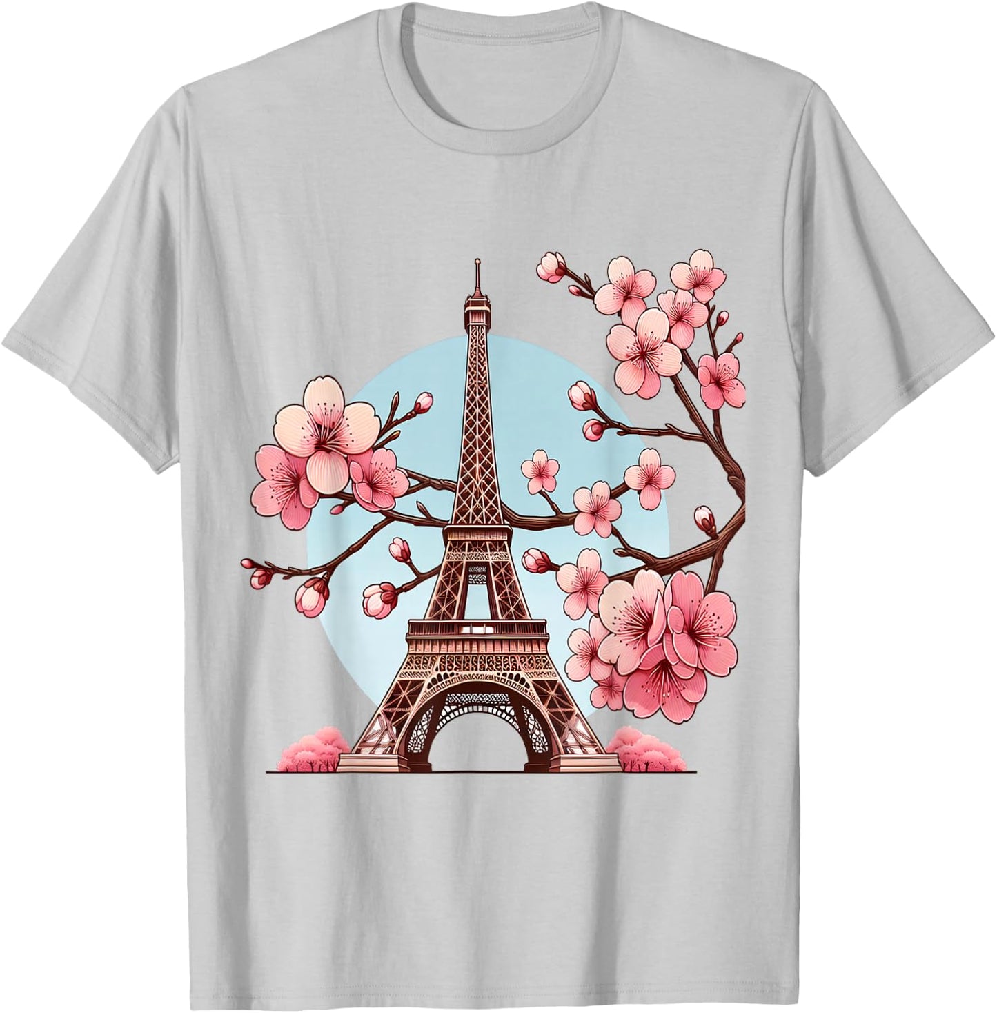 Paris Eiffel Tower , White, S T-Shirt - T-Shirt | Ash