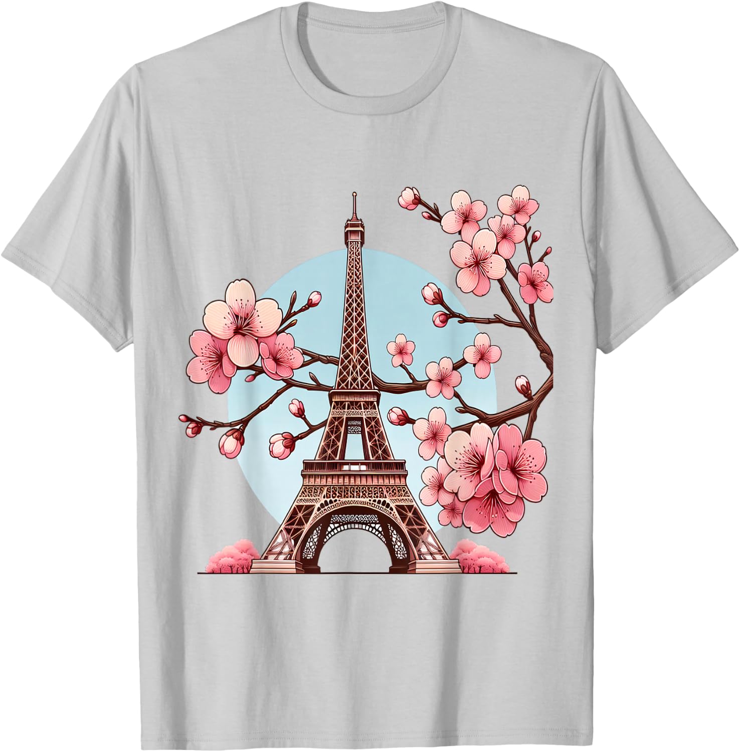 Paris Eiffel Tower , White, S T-Shirt - T-Shirt | Ash