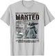 Star Wars Mandalorian Wanted The Child T-Shirt - T-Shirt | Ash