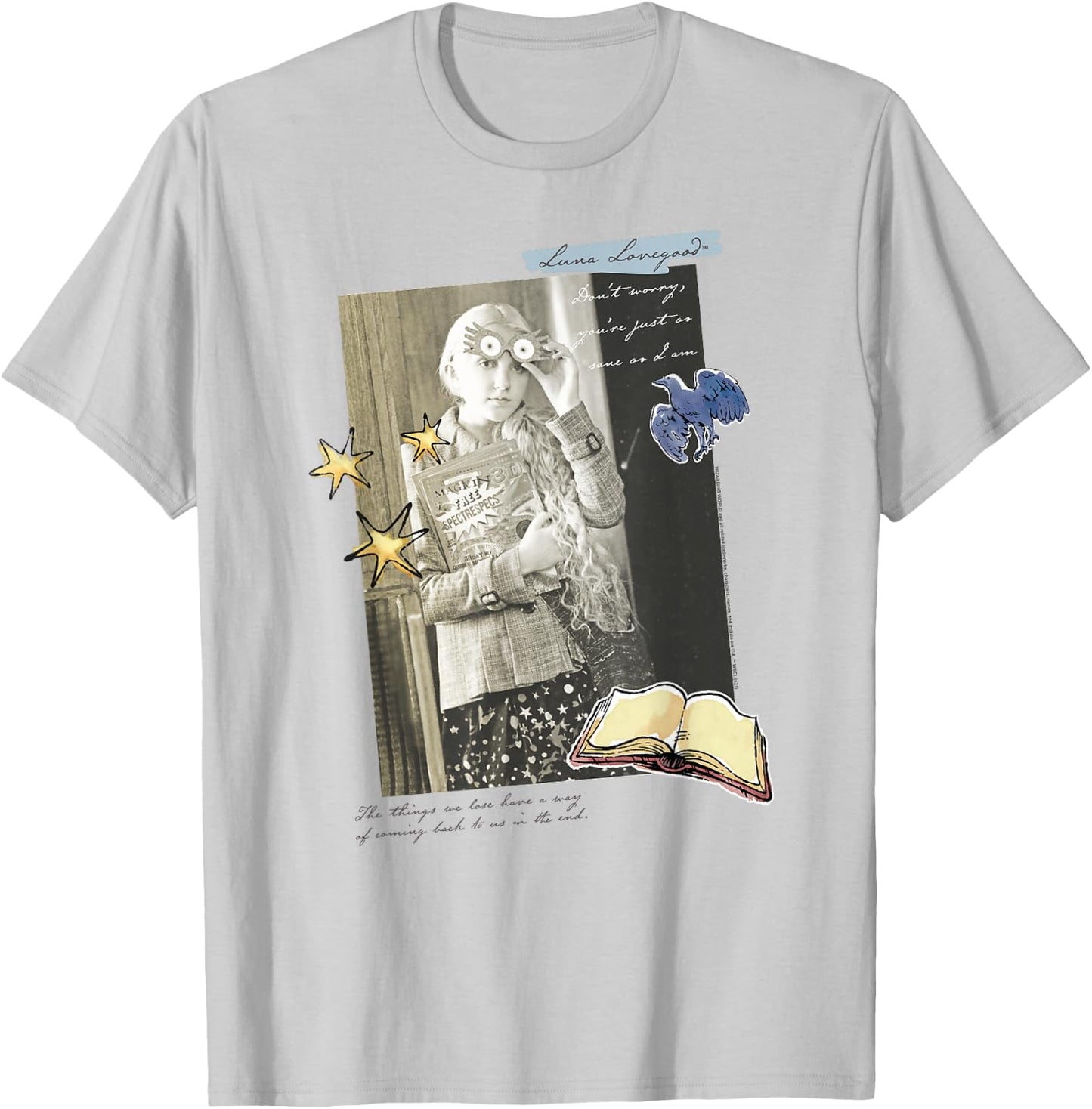 Harry Potter Luna Lovegood Movie Still and Quote T-Shirt - T-Shirt | Ash