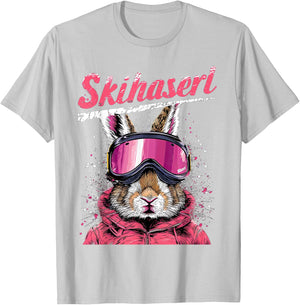 Skihaserl Apres Ski Haserl Skier Winter Women's , White T-Shirt - T-Shirt | Ash