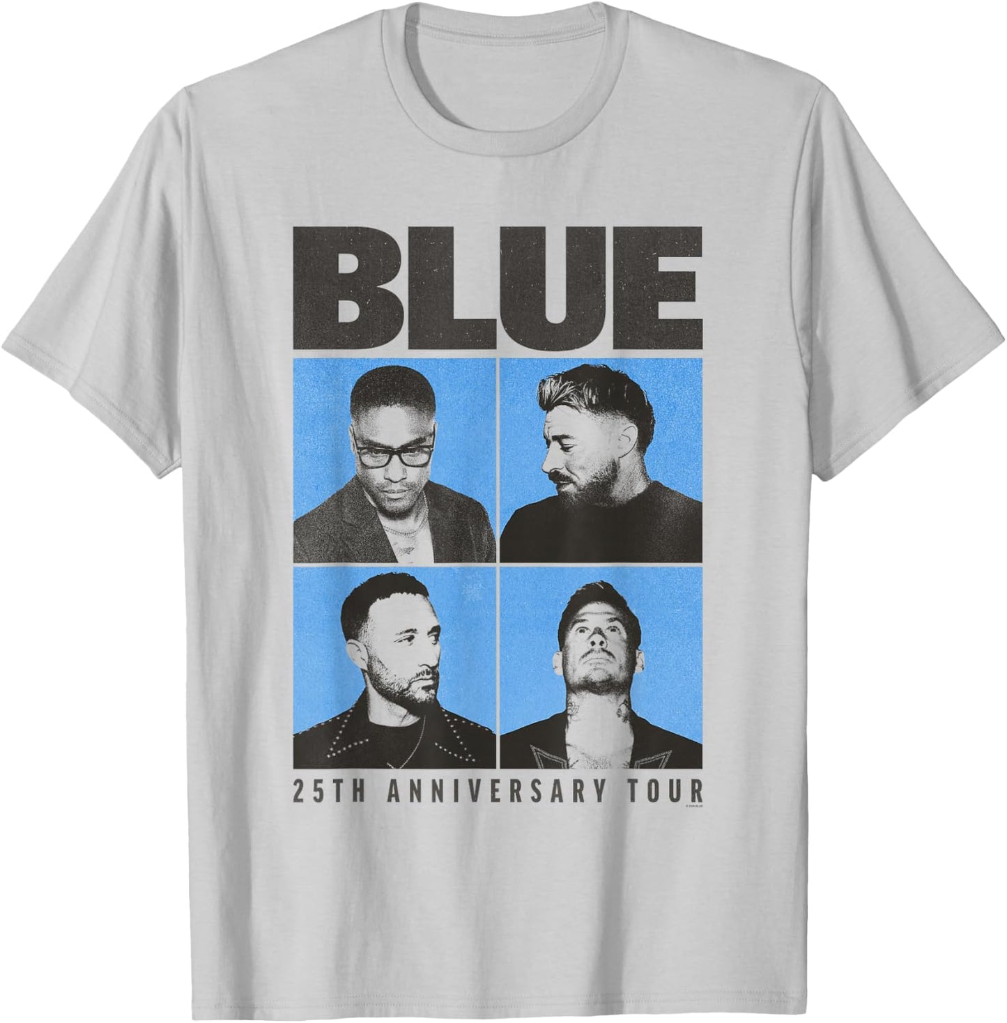 Blue Photo Window 25th Anniverssary T-Shirt - T-Shirt | Ash